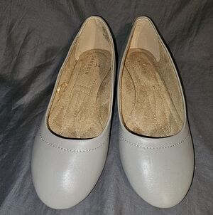 Danskin Light Gray Slip-On Ballet Flats